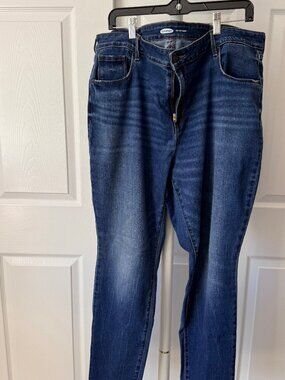 Old Navy Pop Icon Skinny Dark Wash Jeans Size 20